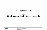 Robotics Research Laboratory 1 Chapter 8 Polynomial Approach.
