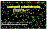 P. Tang ( 鄧致剛 ); RRC. Gan ( 甘瑞麒 ); PJ Huang ( 黄栢榕 ) Bioinformatics Center, Chang Gung University. Genome Sequencing Genome Resequencing De novo Genome.