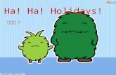 Ha! Ha! Holidays! 放假囉 !. Holidays Around The Year.