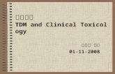 臨床生化 TDM and Clinical Toxicology 賴滄海 教授 01-11-2008.