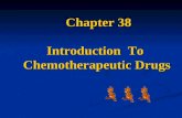 Chapter 38 Introduction To Chemotherapeutic Drugs Chapter 38 Introduction To Chemotherapeutic Drugs.