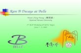 Rare B Decays at Belle Hsuan-Cheng Huang ( 黃宣誠 ) National Taiwan University 2 nd BCP Workshop @ NTU, Taipei June 7 - 9, 2002.