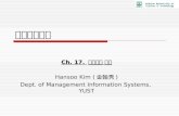 생산운영관리 Ch. 17. 프로젝트 관리 Hansoo Kim ( 金翰秀 ) Dept. of Management Information Systems, YUST