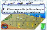 YFO0010 Sissejuhatus okeanograafiasse ja limnoloogiasse 11. Okeanograafia ja limnoloogia rahvusvahelisi organisatsioone.