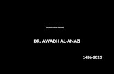 DR. AWADH AL-ANAZI 1436-2015 MALARIA & TRAVEL MEDICINE.