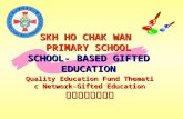 SKH HO CHAK WAN PRIMARY SCHOOL SCHOOL- BASED GIFTED EDUCATION Quality Education Fund Thematic Network-Gifted Education 資優教育學校網絡.