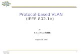 IEEE 802.1v RWU 2002 1 Protocol-based VLAN (IEEE 802.1v) by Robert Wu ( 吳經義 ) August 30, 2002.