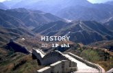 HISTORY 历史 li shi. What is History?  History is the study of the past  It looks at things that have happened, and why  Because this happened, this.