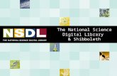 The National Science Digital Library & Shibboleth.