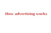 How advertising works. Compare advertisements Compare these advertisements, which one is easier for you to remember? Why?