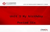 人教版 pep （三年级起点）小学五下 Unit 3 My birthday Period Six.