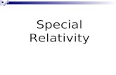 Special Relativity Galilean Transformations x,y,z,t x z z.