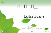 绿 驰 佳绿 驰 佳 Http:// E-mail:info@lubricon.com.cn Lubricon.