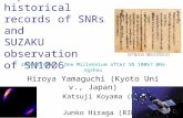 Japanese historical records of SNRs and SUZAKU observation of SN1006 2006/05/16 One Millennium after SN 1006? @Hangzhou Hiroya Yamaguchi (Kyoto Univ.,