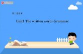 Unit1 The written word.-Grammar 高二选修 8. Negative statements.