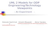UML 2 Models for ODP Engineering/Technology Viewpoints – An Experiment － Daisuke Hashimoto hashimoto@tech-arts.co.jp hashimoto@tech-arts.co.jp Hiroshi.