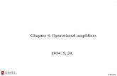EMLAB 1 Chapter 4. Operational amplifiers 2014. 9. 24.