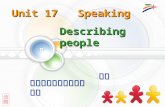 Unit 17 Speaking Describing people 北京师范大学 第三附属中学 凌蕙.