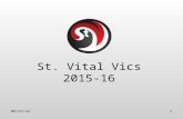 St. Vital Vics 2015-16 11/22/20151. Agenda Introductions Website Content Registration & Apparel Day Budget Practice Ice Concussion Test – Joanne Coach.