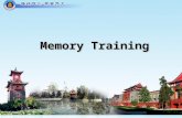 Memory Training. Memory: sensory memory vs. short-term memory vs. long-term memory substantive memory vs. verbatim memory.