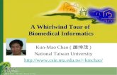 A Whirlwind Tour of Biomedical Informatics Kun-Mao Chao ( 趙坤茂 ) National Taiwan University kmchao