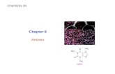Chapter 8 Amines Chemistry 20. Amines: Are derivatives of ammonia NH 3. Contain N attached to one or more alkyl (Aliphatic amine) or aromatic groups (Aromatic.