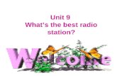 Unit 9 What’s the best radio station? Section A. Task 1 New words: cinema radio station theater.