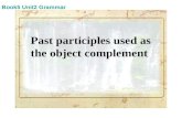 Book5 Unit2 Grammar Past participles used as the object complement.