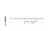 6.4 Partial Differential Equation 指導老師：戴天時教授 學 生：王薇婷.