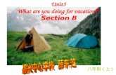Unit3 What are you doing for vacation ? Section B 八年级（上）