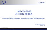 UNECS-2000 UNECS-3000A Compact High-Speed Spectroscopic Ellipsometer Components Division, ULVAC, Inc.