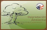 Degradación Ambiental El Cambio Climático y la Desertificación.