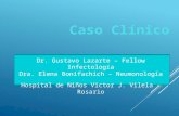 Caso Clínico Dr. Gustavo Lazarte – Fellow Infectología Dra. Elena Bonifachich – Neumonología Hospital de Niños Victor J. Vilela - Rosario.