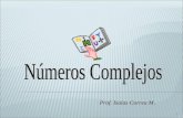 1 Prof. Isaías Correa M.. OBJETIVOS: 1. Definir unidad imaginaria. 2. Conocer y simplificar potencias de i. 3. Definir el conjunto de los números complejos.
