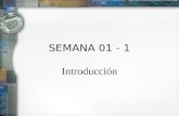SEMANA 01 - 1 Introducción. Silabo Introducción a la Ingeniería de Sistemas e Informática Marco Referencial Es un curso teórico práctico de carácter obligatorio.