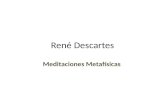 René Descartes Meditaciones Metafísicas. Resumen Primera Meditación RESUMEN DE LA PRIMERA MEDITACIÓN: En la primera, propongo las razones por las cuales.