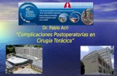 Dr. Pablo Acri “Complicaciones Postoperatorias en Cirugía Torácica”