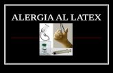 ALERGIA AL LATEX. ¿Qué es la alergia al látex? La alergia al látex es una alteración del sistema inmunitario por la que la persona afectada reacciona.