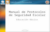 Manual de Protocolos de Seguridad Escolar Educación Básica.