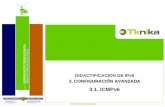 DIDACTIFICACION DE IPv6 3. CONFIGURACIÓN AVANZADA 3.1. ICMPv6.