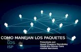 LOS ISP COMO MANEJAN LOS PAQUETES Presentado por: Josué Chaparro Hernández Alejandro Gómez Cano Daniel Nanclares.