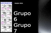Equipo: Beta Grupo 6 Grupo 7. Etimología:  Número atómico 24 Valencia 2,3,4,5,6 Estado de oxidación +3 Electronegatividad 1,6 Radio covalente.