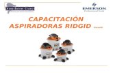 CAPACITACIÓN ASPIRADORAS RIDGID Marzo08. Presentación Emerson es una empresa de tecnología, global y diversificada. Ofrecen una amplia gama de productos.