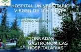 HOSPITAL UNIVERSITARIO VIRGEN DE LAS NIEVES Dirección de Servicios Generales Dirección de Servicios Generales “JORNADAS GASTRONÓMICAS HOSPITALARIAS”