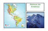 Relieve de América. Continente Americano Se divide en tres subcontinentes América del Norte América Central América del Sur Se extiende desde Groenlandia.