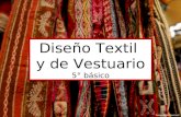 Diseño Textil y de Vestuario 5° básico Fotografía de Paz Lira E.