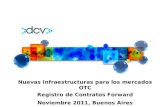 Nuevas Infraestructuras para los mercados OTC Registro de Contratos Forward Noviembre 2011, Buenos Aires.