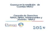 Garantía de Derechos Niños, Niñas, Adolescentes y Jóvenes - NNAJ Guasca en la rendición de Cuentas NNAJ.