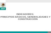 1 INDICADORES: PRINCIPIOS BÁSICOS, GENERALIDADES Y CONSTRUCCIÓN.