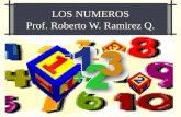 LOS NUMEROS Prof. Roberto W. Ramirez Q.. NUMEROS ENTEROS Por muchos, muchos años en tiempos pasados, hasta los más famosos matemáticos en Europa se negaron.